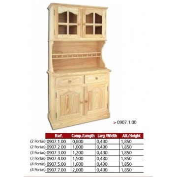 Buffet 2 doors - Cupboard - Casa do Pinho - Loja Online - Móveis - Pinho de Alta Qualidade