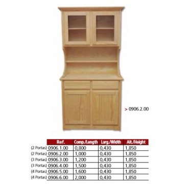 Buffet 2 doors - Cupboard - Casa do Pinho - Loja Online - Móveis - Pinho de Alta Qualidade