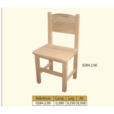 Cadeira criança c/ meia costa n=2