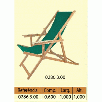 Cadeira lona maca grande - Cadeiras - Casa do Pinho - Loja Online - Móveis - Pinho de Alta Qualidade