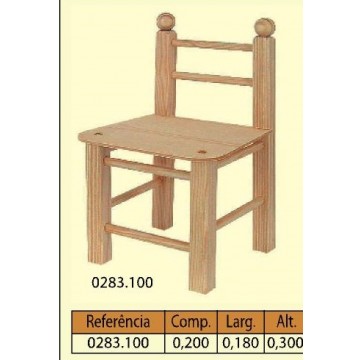 Cadeira pequena mini - Cadeiras - Casa do Pinho - Loja Online - Móveis - Pinho de Alta Qualidade