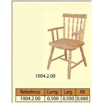 Cadeira rabo bacalhau com braços - Chairs - Casa do Pinho - Loja Online - Móveis - Pinho de Alta Qualidade