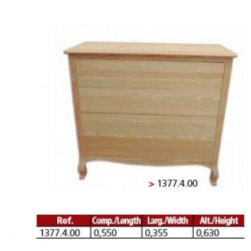 Chest of 4 drawers - Chest of drawers - Casa do Pinho - Pinho de Alta Qualidade