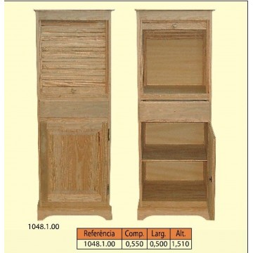Móvel 1 porta de persiana 1 porta de madeira 1 gaveta - Utilidades - Casa do Pinho - Loja Online - Móveis - Pinho de Alta Qualidade